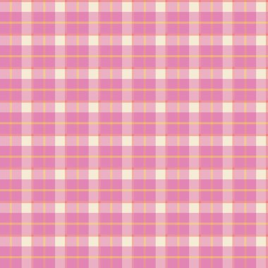 Şebeke desenli Sarong Motifi. Kusursuz gingham deseni. Vektör çizimleri. Masa örtüleri, battaniye, ekose kumaş, kumaş, gömlek, tekstil, elbise, kağıt, posterler için kare / eşkenar dörtgen dokusu.