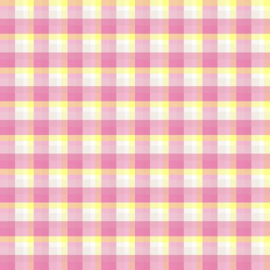 Şebeke desenli Sarong Motifi. Kusursuz gingham deseni. Vektör çizimleri. Masa örtüleri, battaniye, ekose kumaş, kumaş, gömlek, tekstil, elbise, kağıt, posterler için kare / eşkenar dörtgen dokusu.