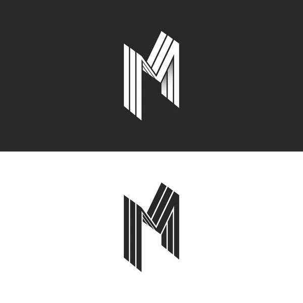 Isometrische Letter Logo Lijnen Geometrische Vorm Perspectief Formulier Identiteit Creatieve — Stockvector