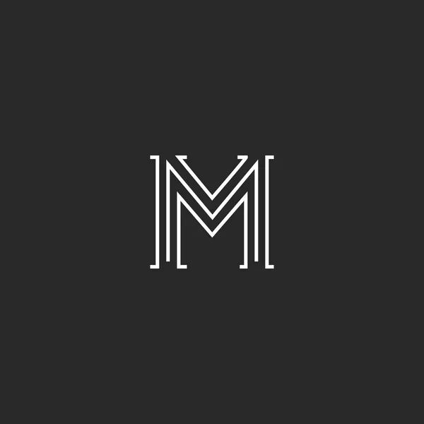 Logo Brief Middeleeuwse Met Oude Serif Oude Minimalistische Stijl Typografie — Stockvector