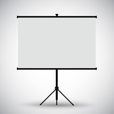 Projektör boş ekran vektörü 