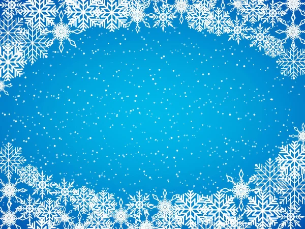 Kerst Sneeuw Vector Achtergrond — Stockvector