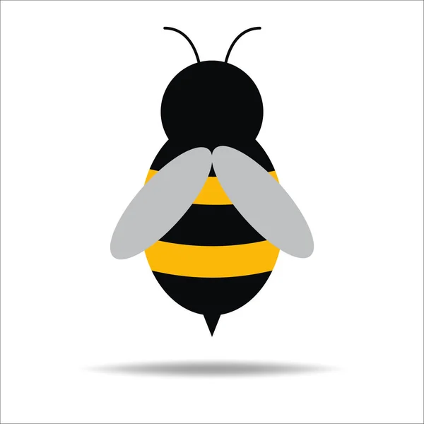 Bee Ikon Tecken Vektor Symbol Logotyp Illustration För Webben Och — Stock vektor