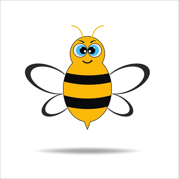 Včelí Ikona Znamení Vektor Symbol Logo Ilustrace Pro Web Mobilní — Stockový vektor