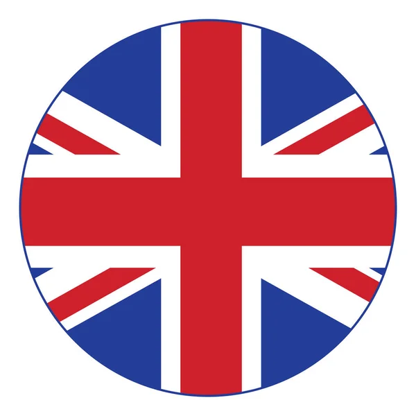 Велика Британія Векторного Прапора Наклейки — стоковий вектор