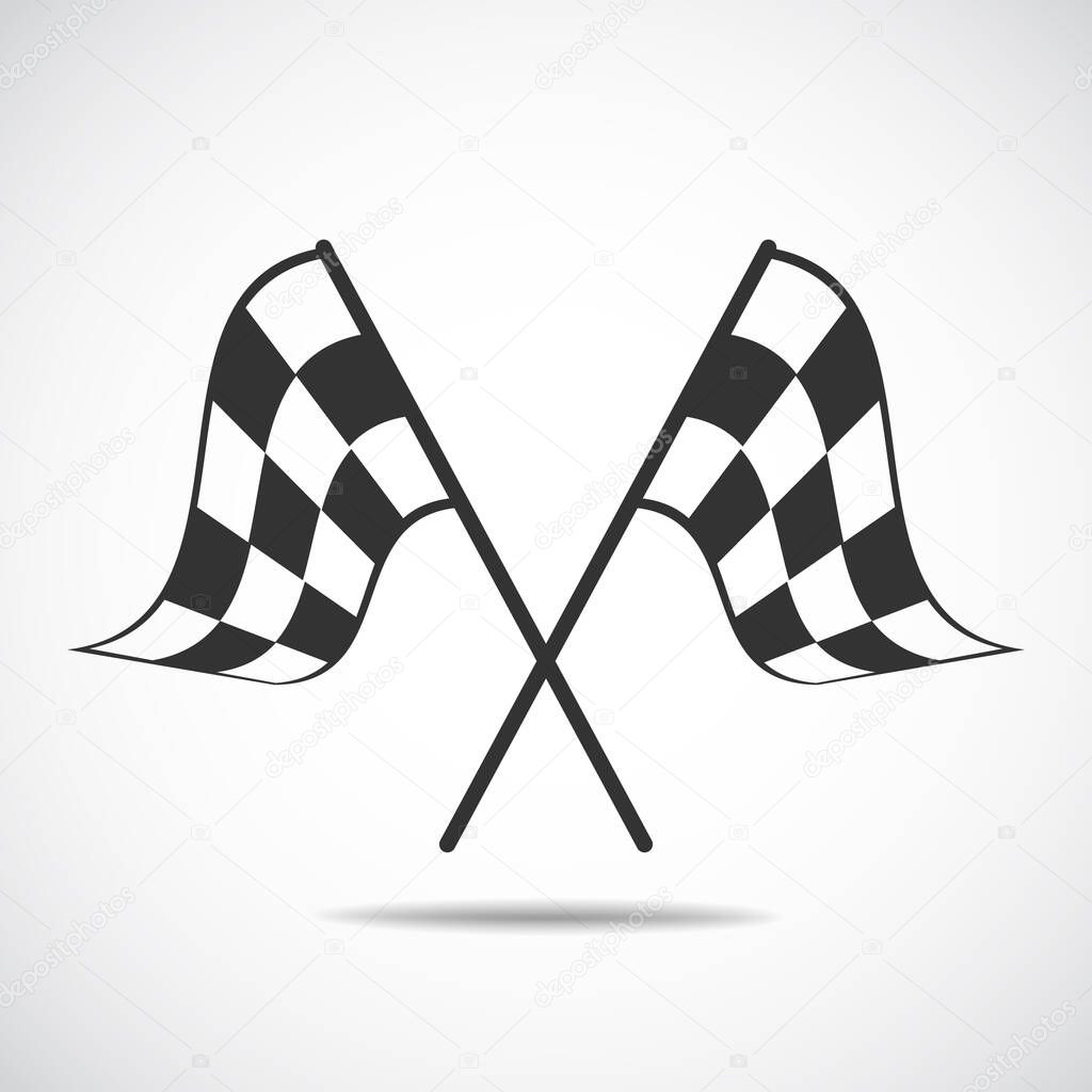 Checkered Flag icon sign