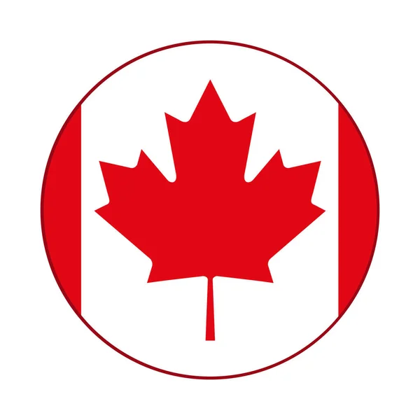 Élément Canada Icône Vecteur — Image vectorielle