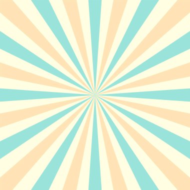 Retro ışınları arkaplan vektörü