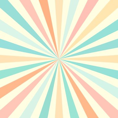 Retro ışınları arkaplan vektörü