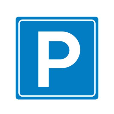 Sokak Yolu İşareti Otoparkı.