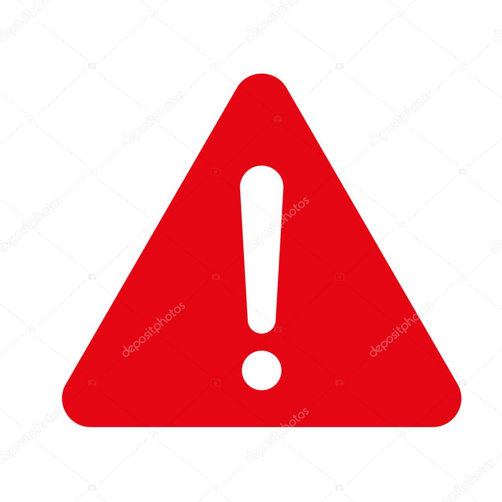 warning sign Vector icon