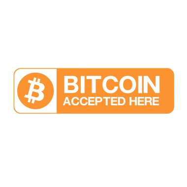Bitcoin vektör simgesi. Büyük pazar sermayesi ile şifreli para birimi