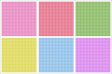 Kırmızı arkaplanda vektör Gingham deseni