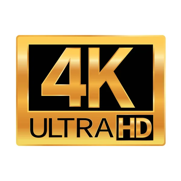 Web ve mobil için 4K Ultra HD çözünürlük simgesi