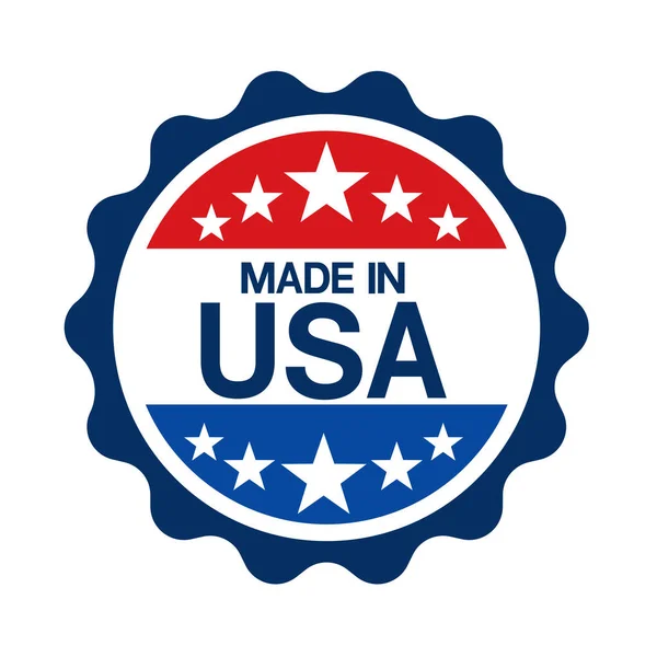 Made Usa Sign Vector — Stock Vector