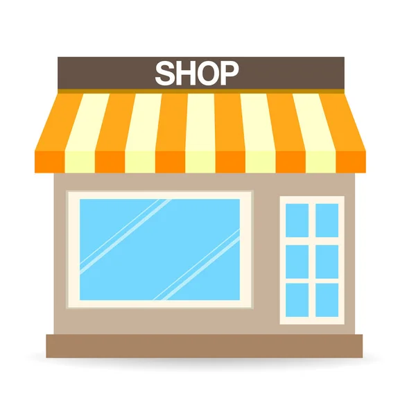 Winkel Winkel Markt Vector Illustratie Achtergrond — Stockvector