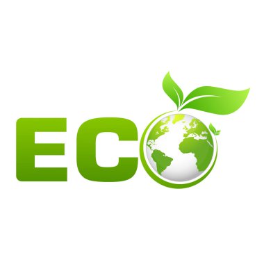 Sürdürülebilir enerji gelişimi için ekoloji kavramı ve Çevresel, Banner tasarım unsurları, Vektör illüstrasyonu