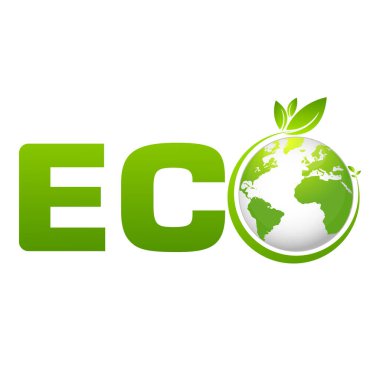 Sürdürülebilir enerji gelişimi için ekoloji kavramı ve Çevresel, Banner tasarım unsurları, Vektör illüstrasyonu