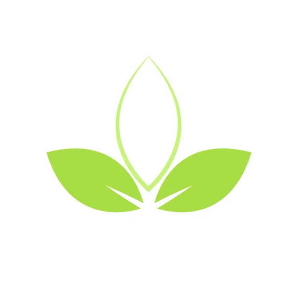 Зелений Лист Дизайн Іконок Векторні Ілюстрації — стоковий вектор