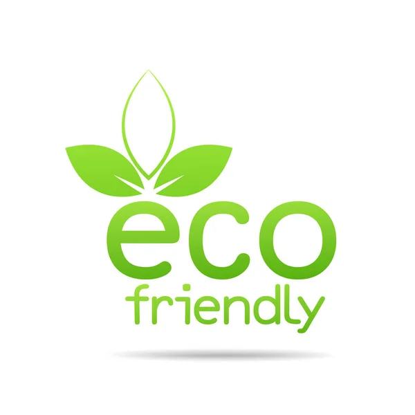 Eco Friendly Progettazione Dell Ambiente — Vettoriale Stock