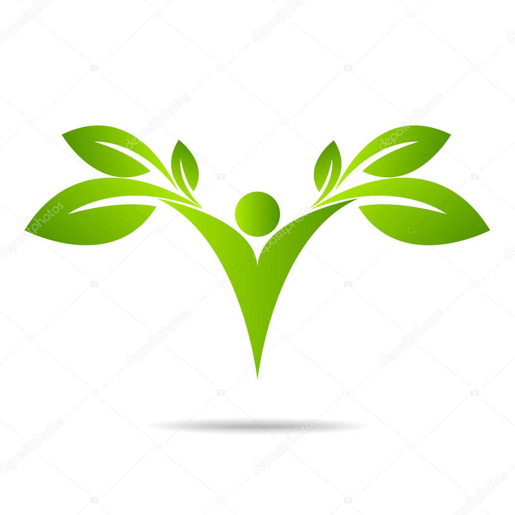 People care Healthy life logo template