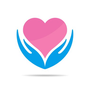 Kalp Bakımı kavramı tasarım vektör simgesi