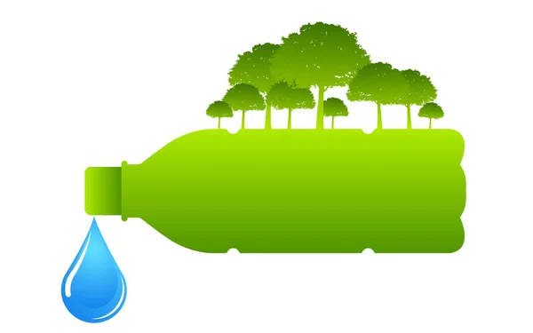 Dia Mundial Água Salve Natureza Conceito Stock Vector —  Vetores de Stock