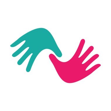 Takım çalışması ile El Renkli Yaratıcı Bağlantı