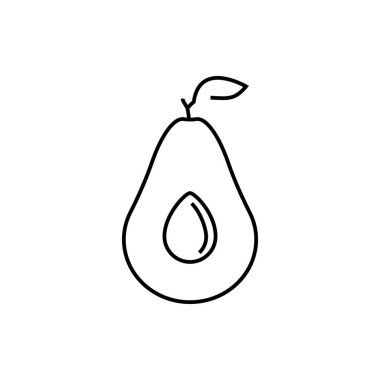 avokado ikonu, meyve logosu