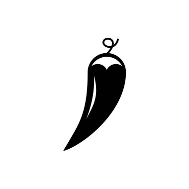 Chili Pepper vektör çizimi. Sebze oymalı bir nesne. İzole edilmiş acı Meksika biberi, dilimlenmiş ve ezilmiş parçalar, tohum. Ayrıntılı vejetaryen yemek çizimi. Çiftlik pazarı Paprika