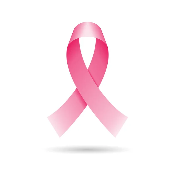 Ruban Imprimé Symbole Cancer — Image vectorielle