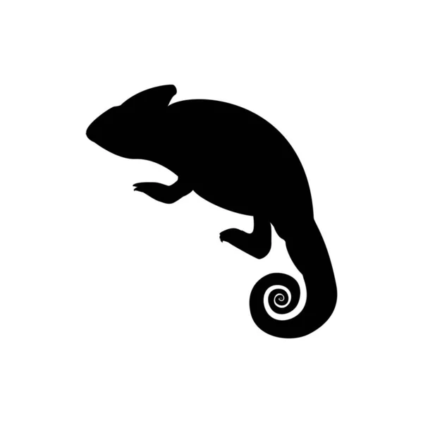 Дизайн Логотипу Chameleon Ящірка Екзотична Тварина Шаблон Логотипу Шамелеона Креативний — стоковий вектор