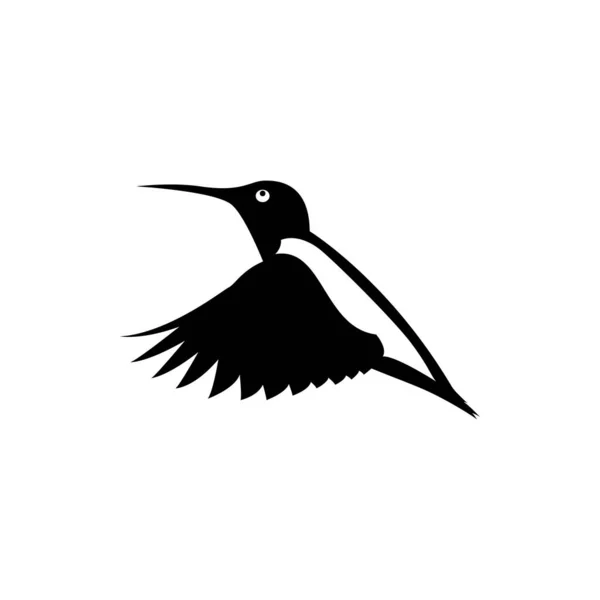 Stilisiertes Kolibri Symbol Oder Logo Isolierte Colibri Symbolvektorillustration — Stockvektor