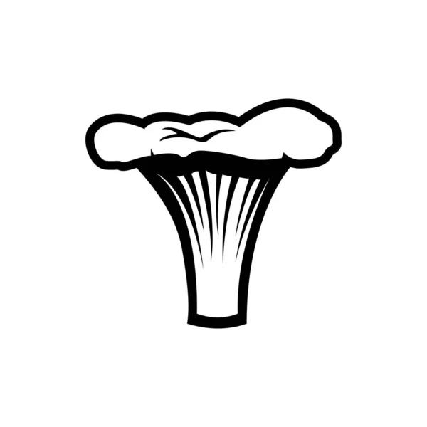 Mushroom Hand Drawn Sketch Vector Illustration Mushroom Shiitake Truffle Chanterelle — 图库矢量图片