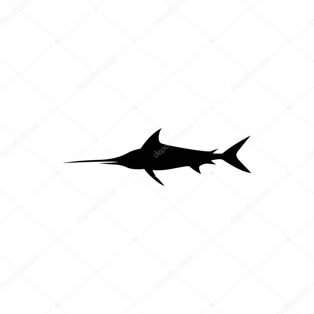 Marlin icon. fishing logo
