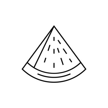 karpuz çizgisi vektör simgesi