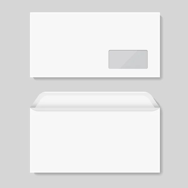 Envelope Ilustração Vetorial Branco —  Vetores de Stock