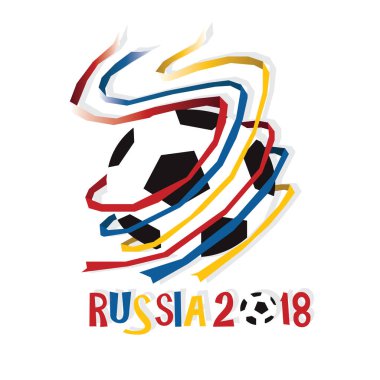 Logo Dünya Şampiyonası futbol Kupası, vektör tasarımı