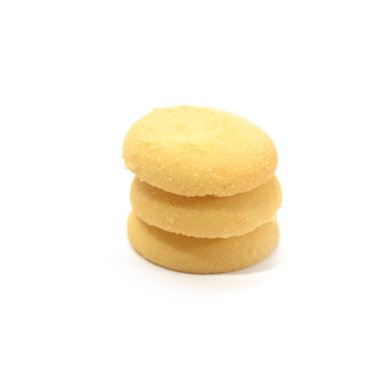 Çikolata lav çerez izole beyaz arka plan üzerinde