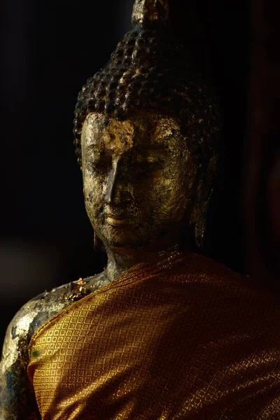 Stato Buddista Oro Nello Stile Artistico — Foto Stock