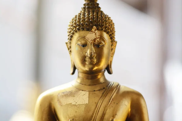 Stato Del Buddha Dorato Nello Stile Artistico Come Sfondo — Foto Stock