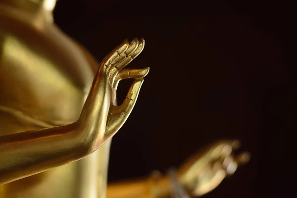 Mãos Buddha Como Fundo — Fotografia de Stock