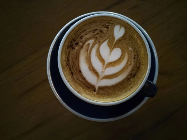 カプチーノ ホット飲料の背景としてドリンク — ストック写真