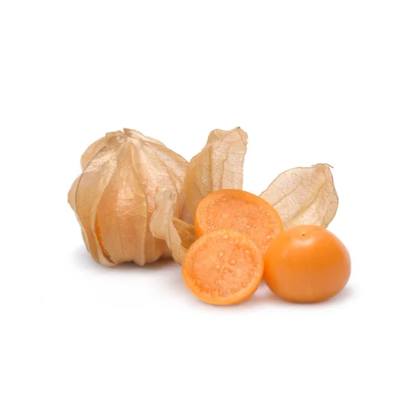 Cape Gooseberry Fruit Isolate White Background — Stock Photo, Image