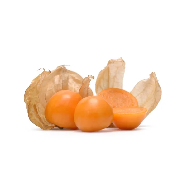 Cape Gooseberry Fruit Isolate White Backgroun — Stock Photo, Image