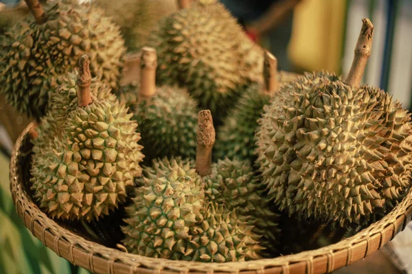 Raja buah-buahan, Durian adalah buah tropis asia tenggara . — Stok Foto