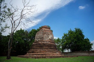 Wat Mahaeyong Ayuttaya, Tayland 'daki antik tapınak. 