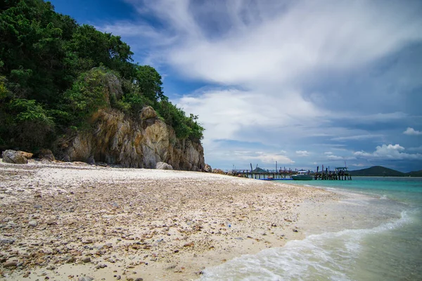 Beautiful Tropical Island Beach Koh Kham Sattahip Chonburi Thailand — Stock Photo, Image