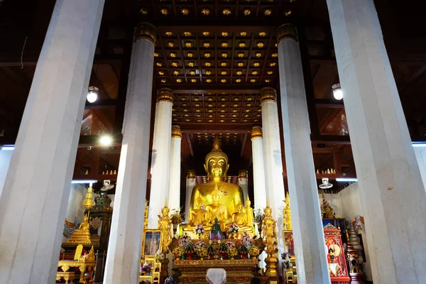 Wat Phra Chae Haeng Antigo Famoso Templo Província Nan Tailândia — Fotografia de Stock