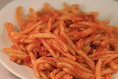 Primo piatto strozzapreti fatti in casa